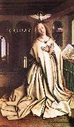 EYCK, Jan van Mary of the Annunciation USA oil painting artist